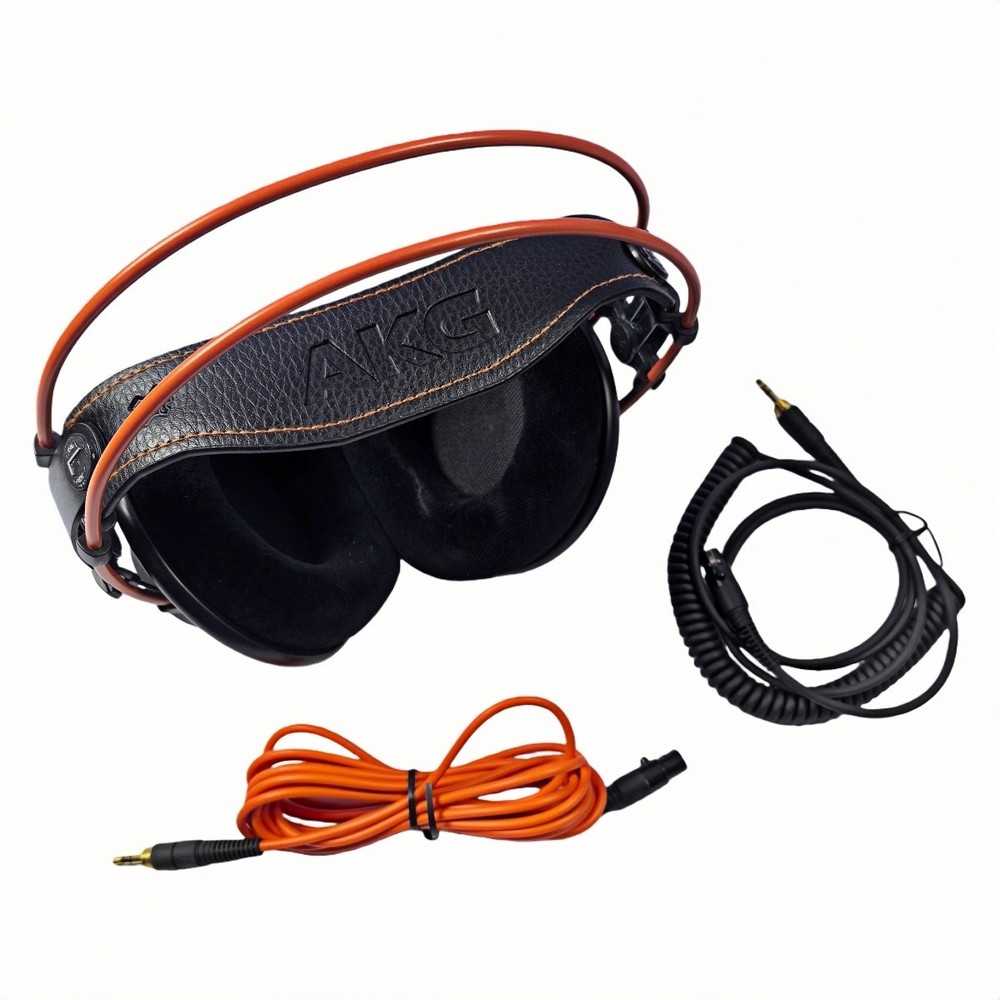 AKG K712 PRO Dynamic Reference Studio Open-Back Wired Over-Ear Headphones Black