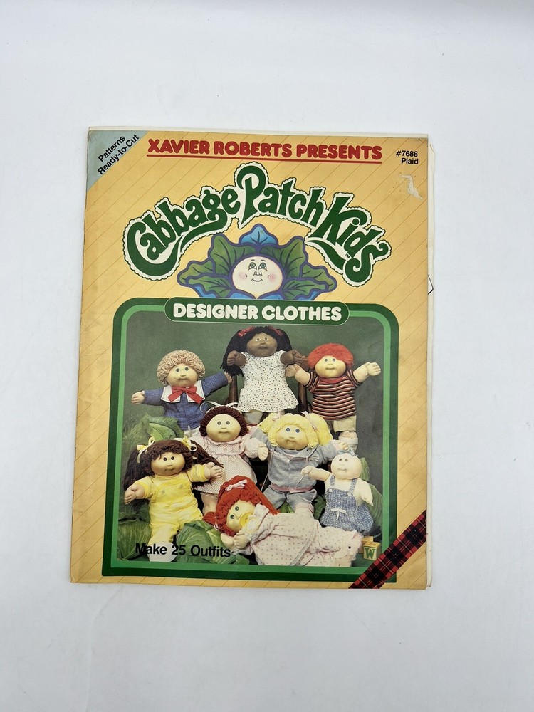 Cabbage Patch Kids Butterick design Lot. A2