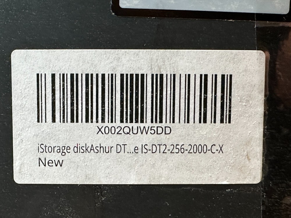 iStorage diskAshur DT2 256-bit 2TB USB 3.1 SECURE ENCRYPTED DESKTOP Hard Drive