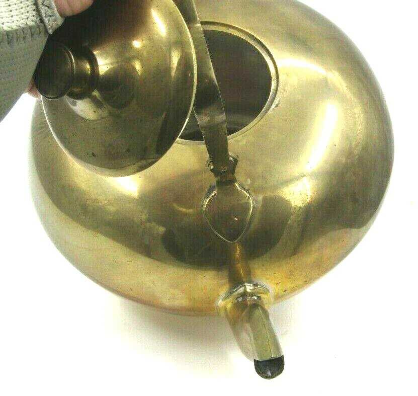 Brass Vintage Tea-kettle Pot 8" home Décor