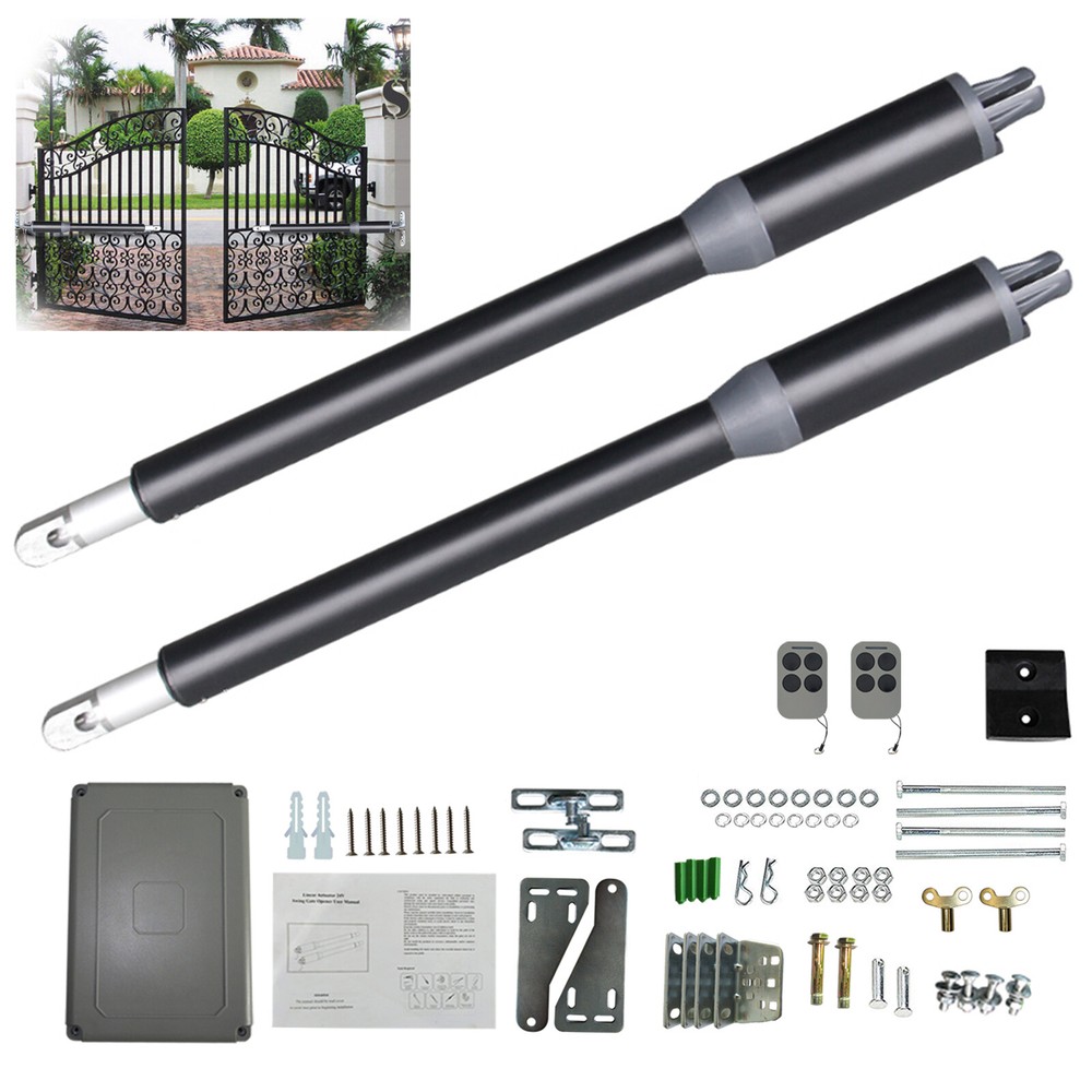 Low Voltage Motor Double Armed Swing Electric Hinged Auto Gate Operator Dc 24v