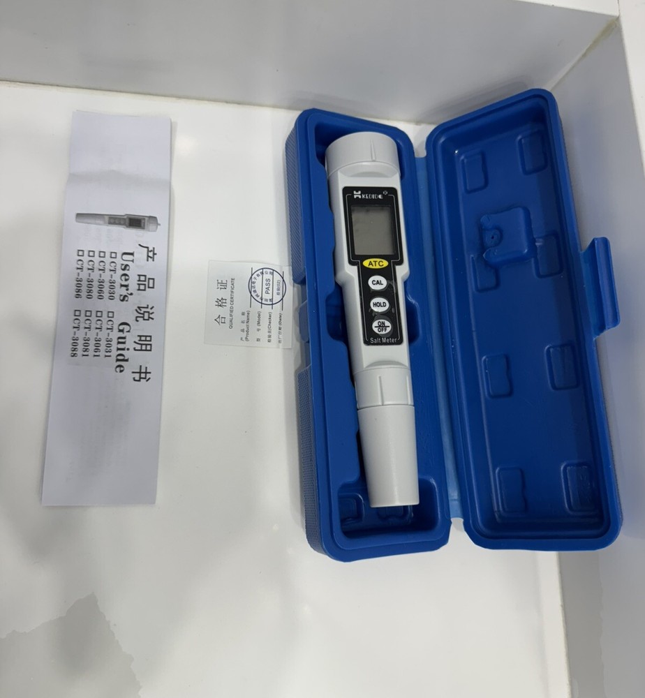 Digital Pen type Salinity Meter Salinometer Salt Analyzer Replaceable Electrode