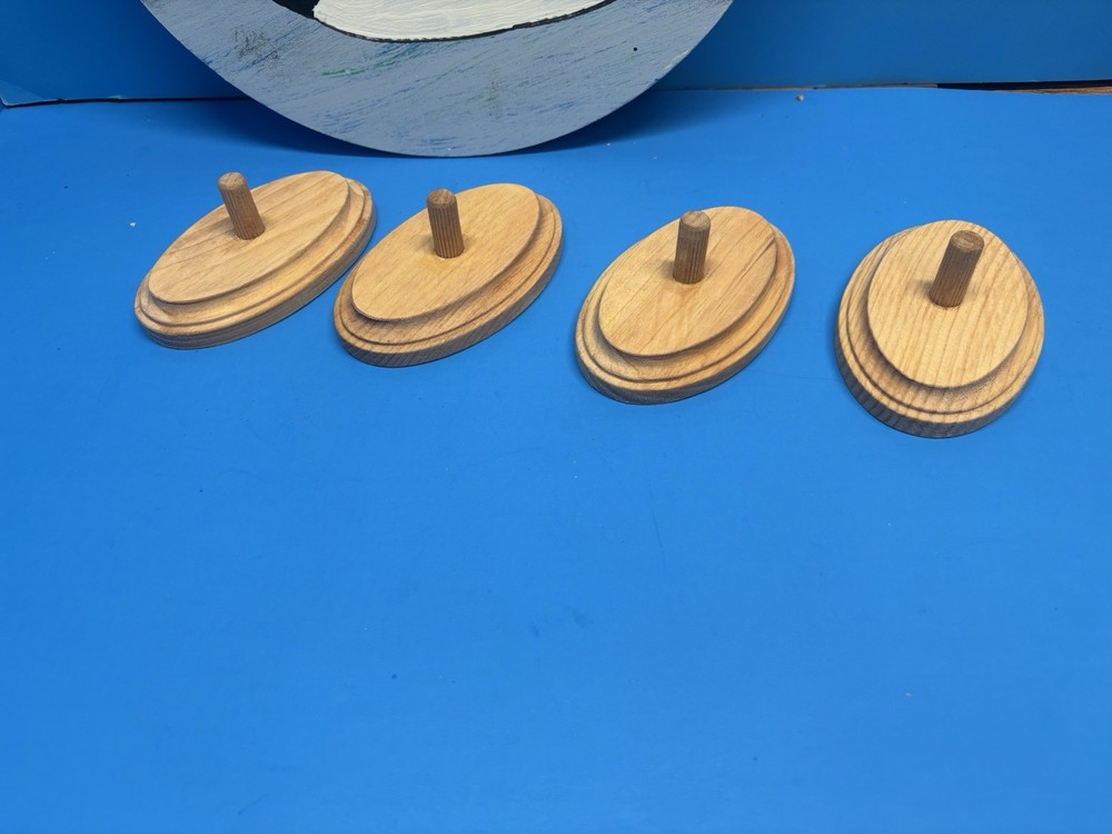 4 - Ovals Style Game/ Duck Call Stands D14