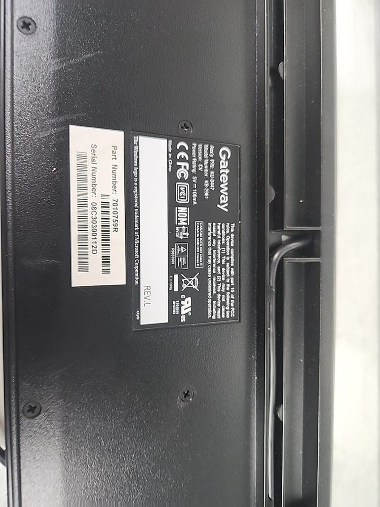 Gateway KB 2961 Wired USB Keyboard