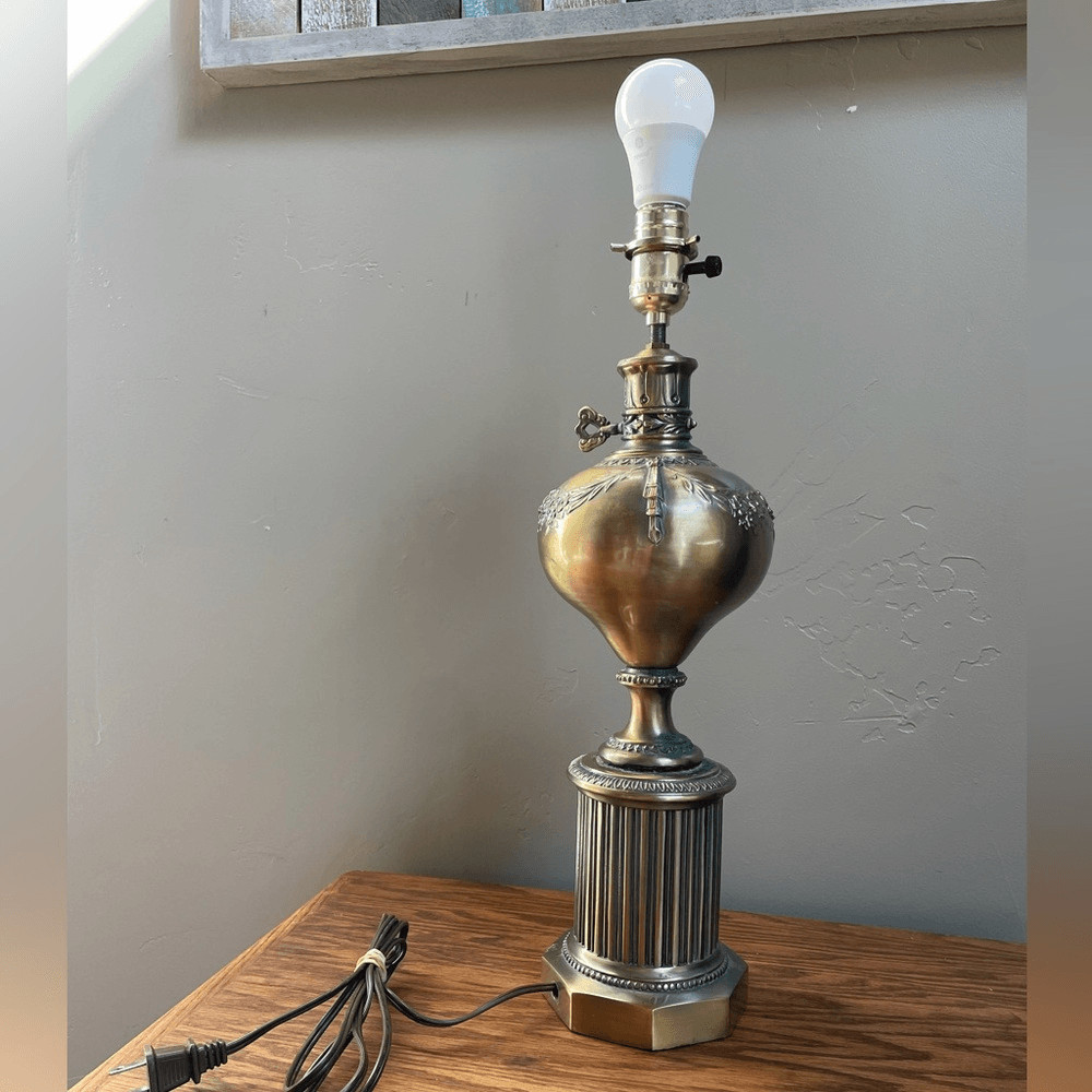 Elegant Brass Table Lamp
