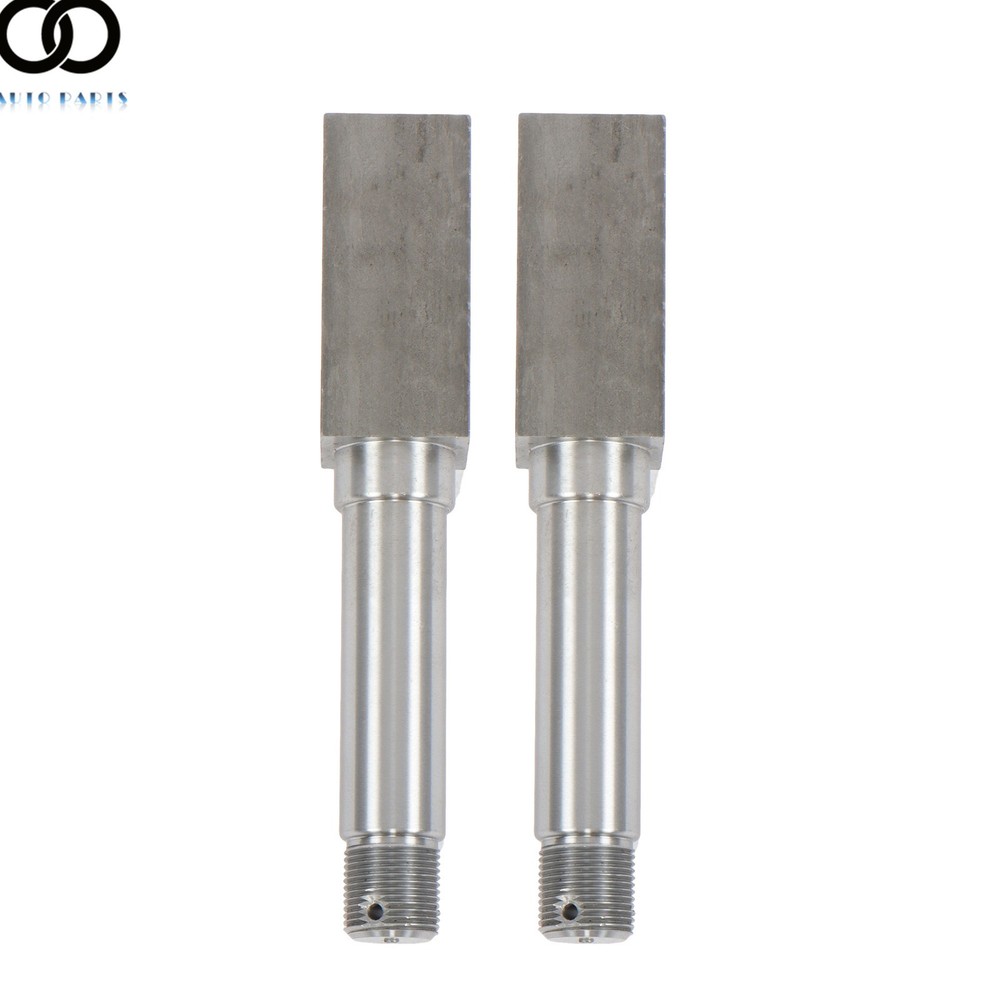 Pair of 4 Bolt on 4" Trailer Hub &1-1/16" Straight Square Shaft Spindle Assembly