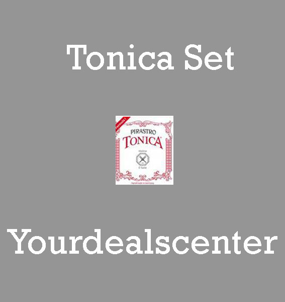 Tonica Violin String Set 4/4 with Wound E Ball End