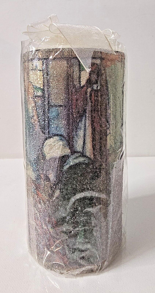 Avon Nativity Pillar Candle 2004 With Original Box - Original Wrapping