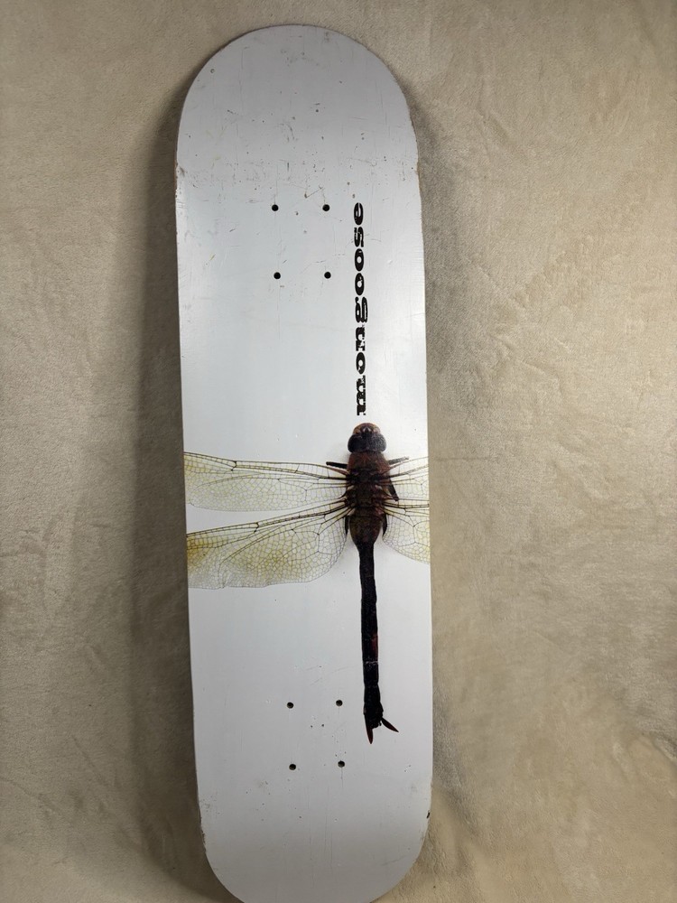 Mongoose Dragonfly Skateboard Deck Double Tail White - Used
