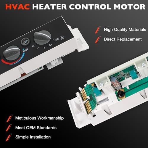 599-007 Climate Control Module A/C Heater Without Rear Window Defogger Switch
