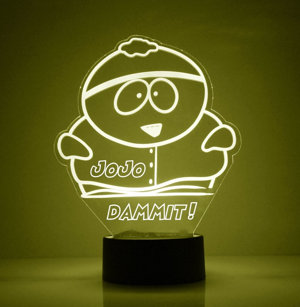 Cartman Personalized FREE LED Night Light Lamp with Remote Control Light
