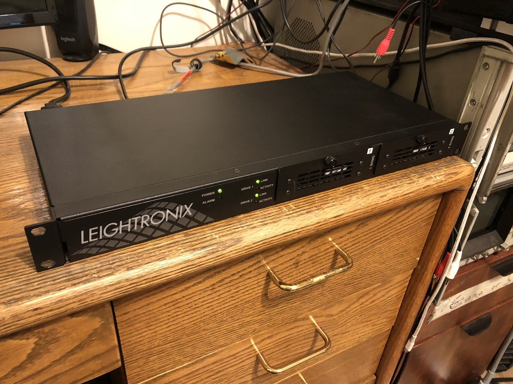 Working Leightronix LGX-1TBR-L USB RAID1 Rack Disk Array