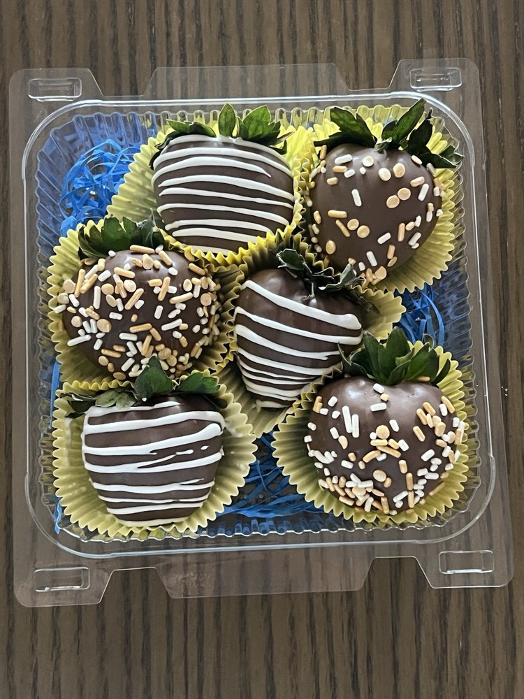 Chocolate Covered Strawberries Assorted Decorations Decorative Box Pack