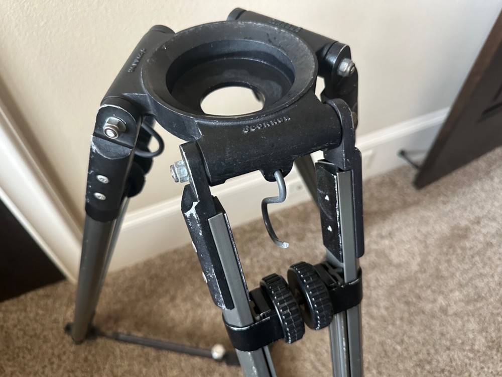 Classic OConner 100mm Tripod, built-in Spreader, OConner Black Travel Case
