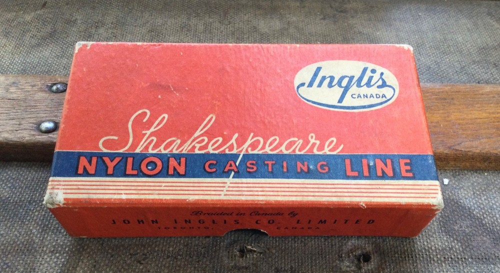 One Vintage Empty Shakespeare Box Nylon Casting Line Inglis Canada