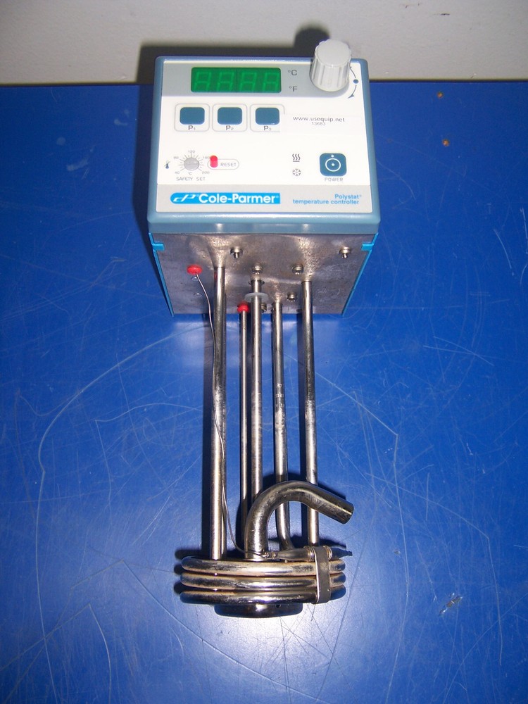 13683 Cole-Parmer 12112-11 digital poly stat heated circulator