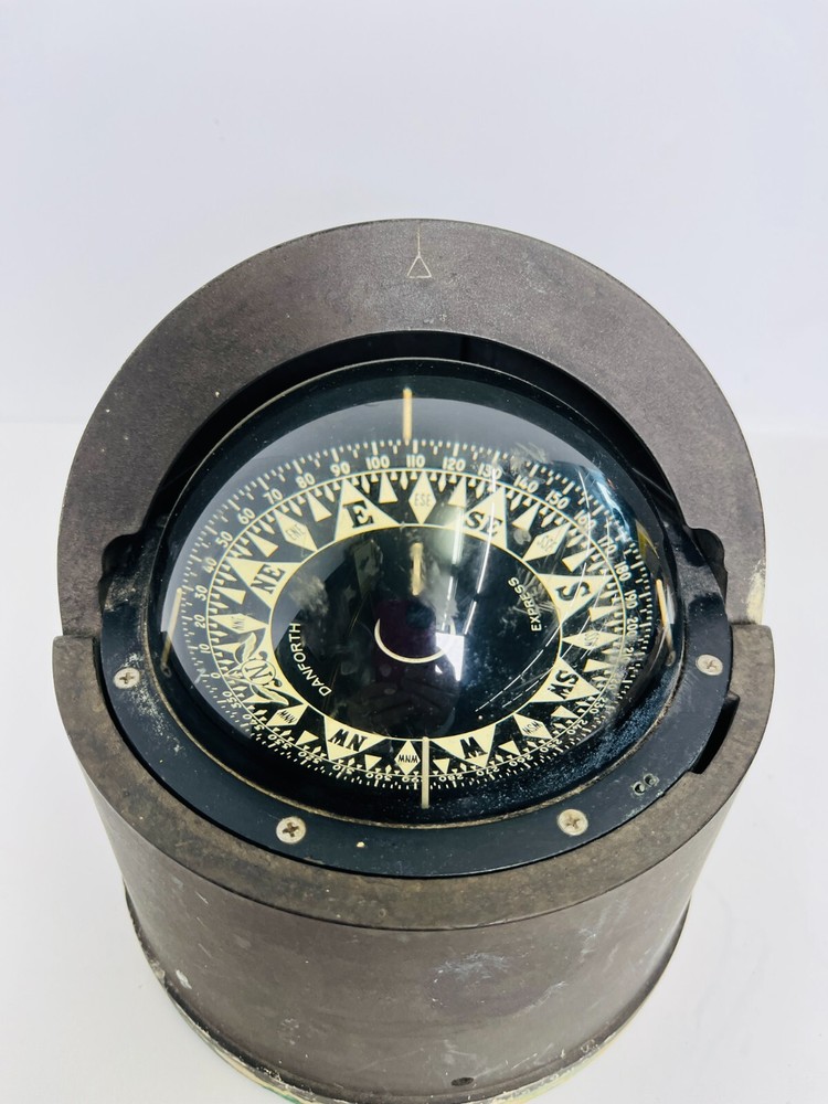 Danforth Express Rare Constellation Compass Ship 5" Long and 7.5" Tall