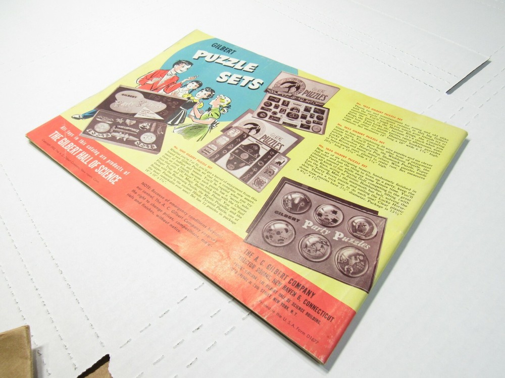 Original 1952 Gilbert AMERICAN FLYER TRAINS Catalog