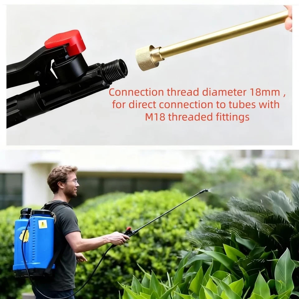 3Pcs Pump Action Pressure Sprayer, Backpack Sprayer Parts Trigger Sprayer Han...