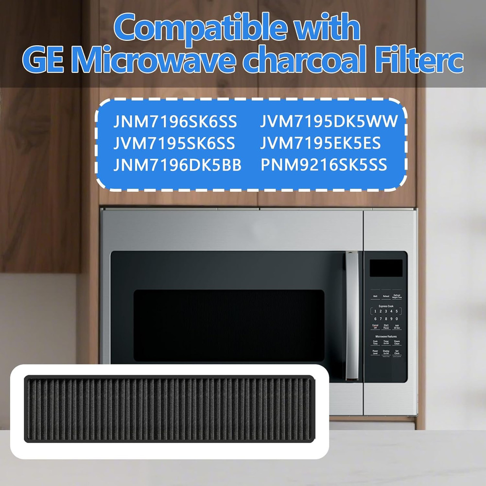 WB06X10807 Microwave Filter Replacement for GE Microwave Charcoal Filter Replace