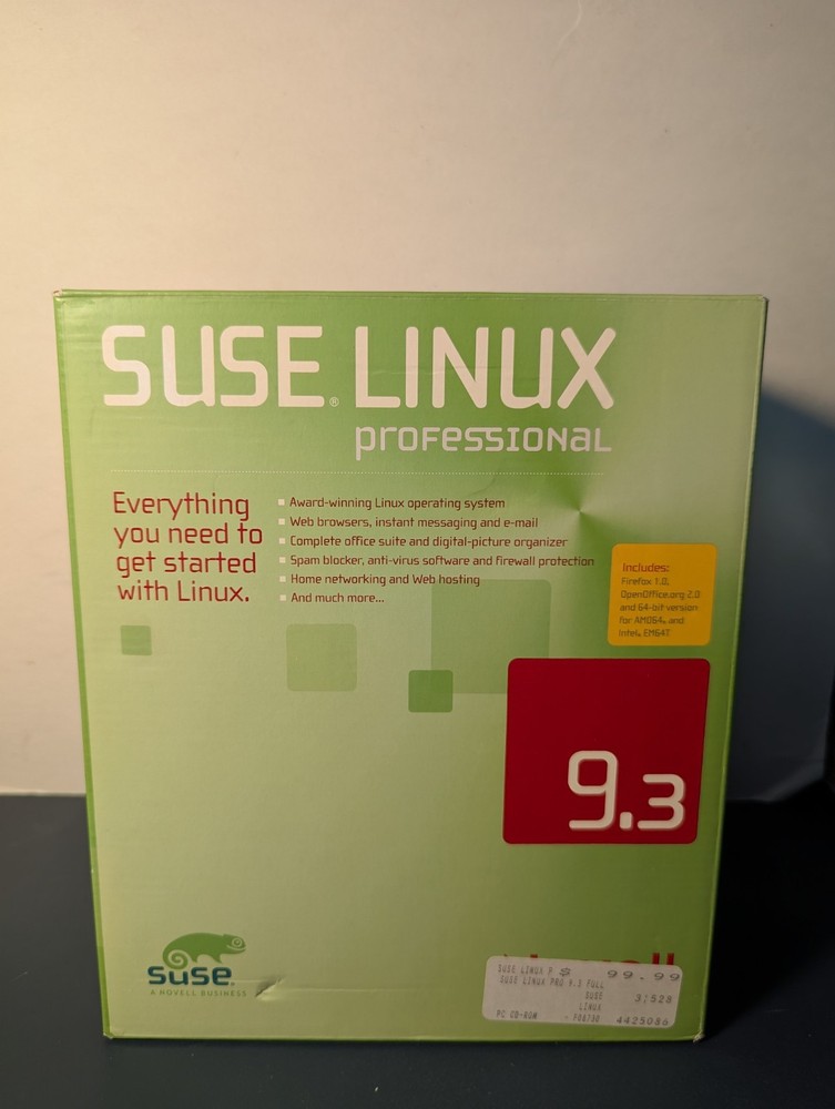 SUSE Linux 9.3 Big box-  READ Description
