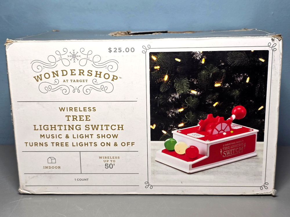 Wondershop at Target WIreless Tree Lighting Switch Wireless ON/OFF Switch -Read