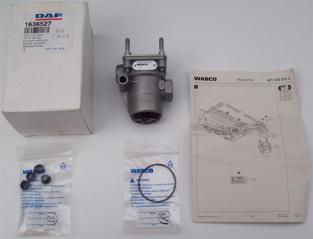 Fits DAF LF Modulator Reducing Valve 1636527
