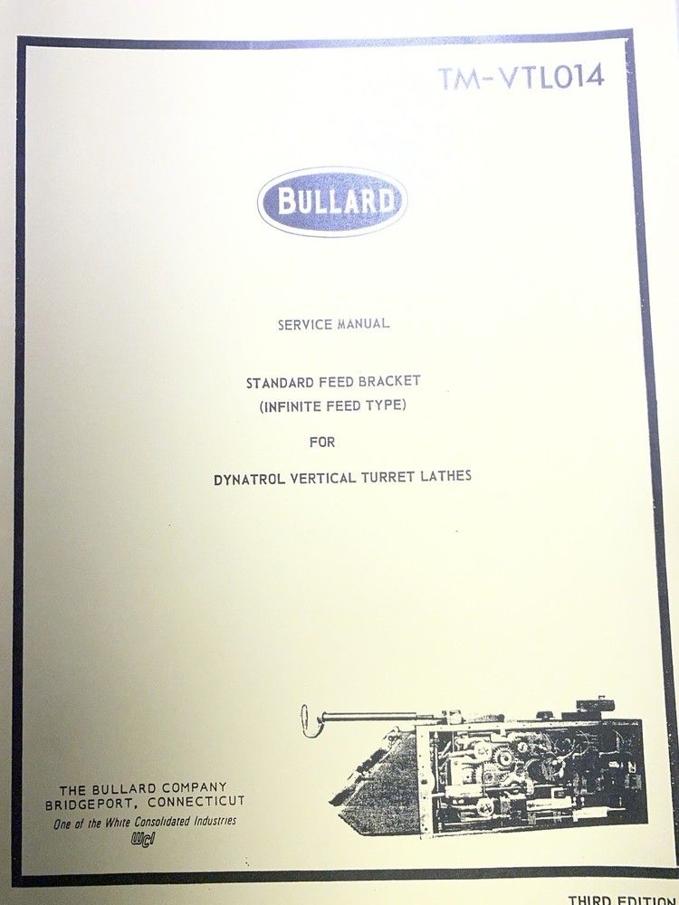 Bullard Technical Manual VTL014