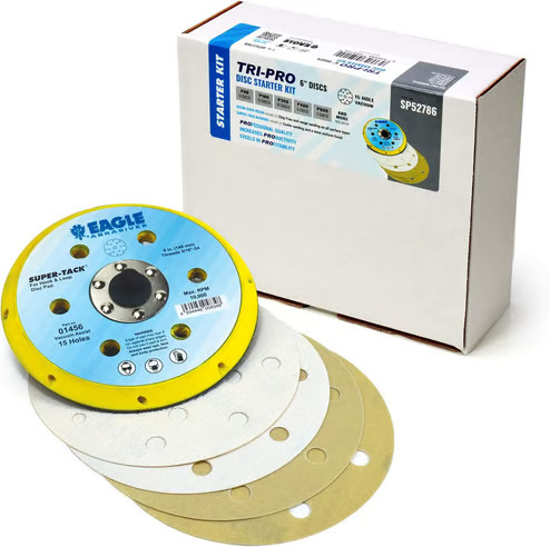 Eagle Abrasives 6" TRI-PRO 15H Disc Kit