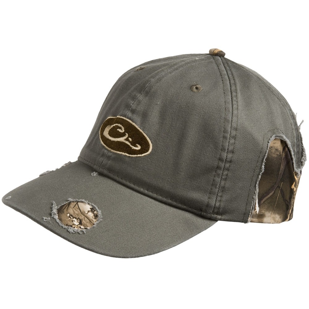 New Drake Distressed Adjustable Cotton Hat Cap