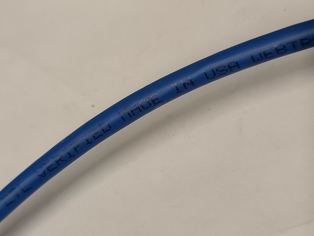 Commscope CS34P 23/4P Cat6 U/UTP WebTrak Plenum CMP Network Cable Blue /100ft