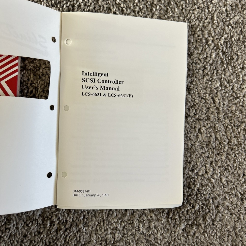 Vintage Longshine Microsystem LCS-6631 SCSI Controller Card – Untested