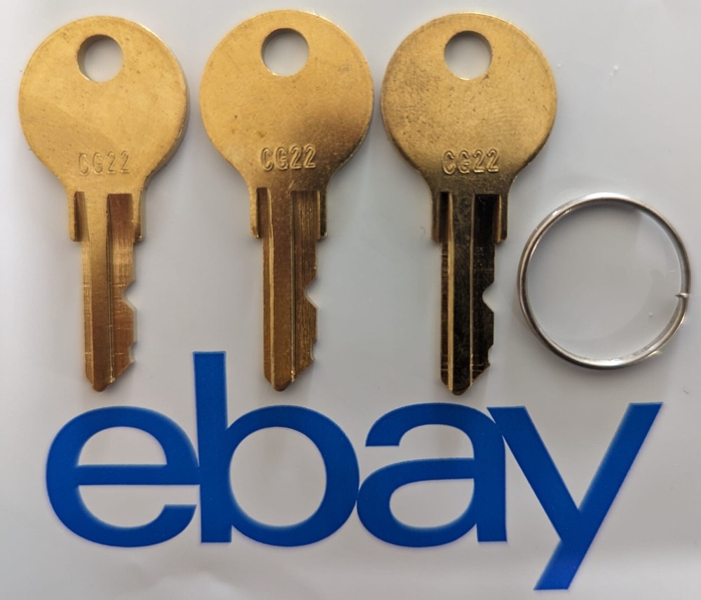 LL127 3- Keys For CRAFTSMAN TOOLBOX cut to code LL127
