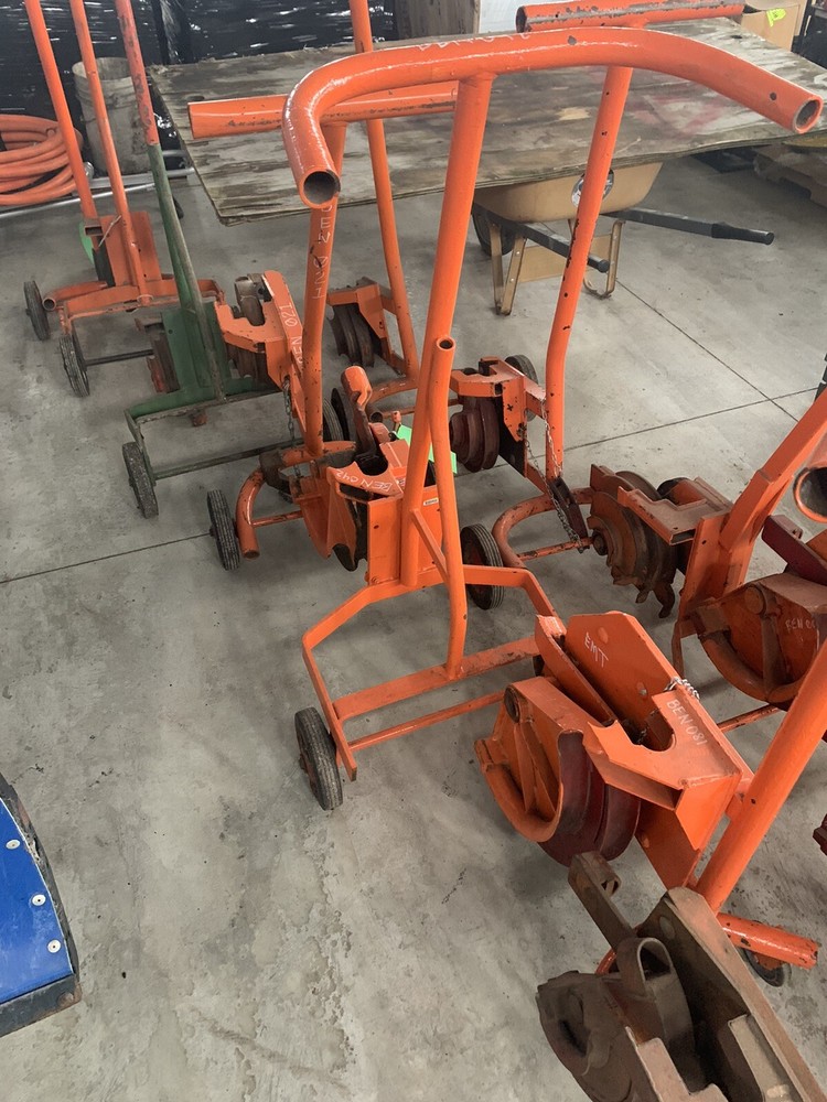 MECHANICAL CONDUIT BENDERS FOR ELECTRICAL PIPE - USED