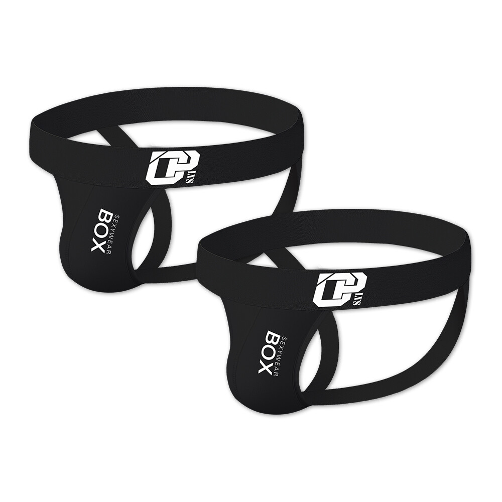 2 Pack Mens Jockstrap Athletic Supporter Underwear Pouch Backless Jock Strap