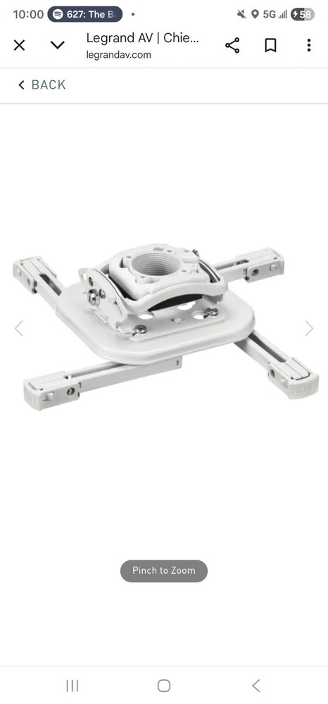 Chief Mini Elite Universal Projector Mount RSMAUW