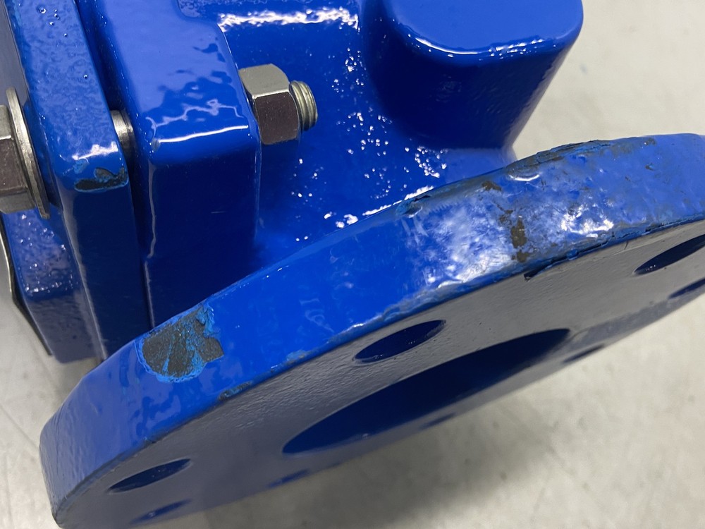 Val-Matic Swing-Flex Check Valve 4" 250 CWP Blue 504A-DB6F