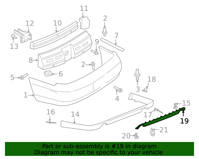 Genuine GM Insert Panel 15254795