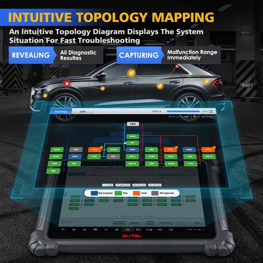 2023 Autel MaxiSys ULTRA Lite MS919 Diagnostic Scanner Advanced VCMI Programming