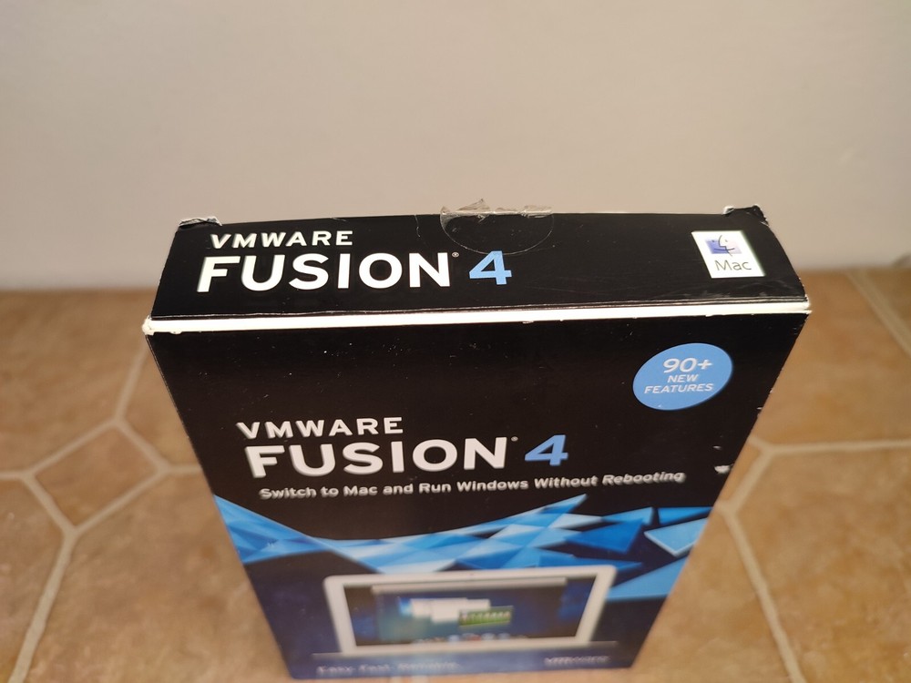 VMware Fusion 4 NIOB (?) Complete Box Set w/ Code Old Version Lion