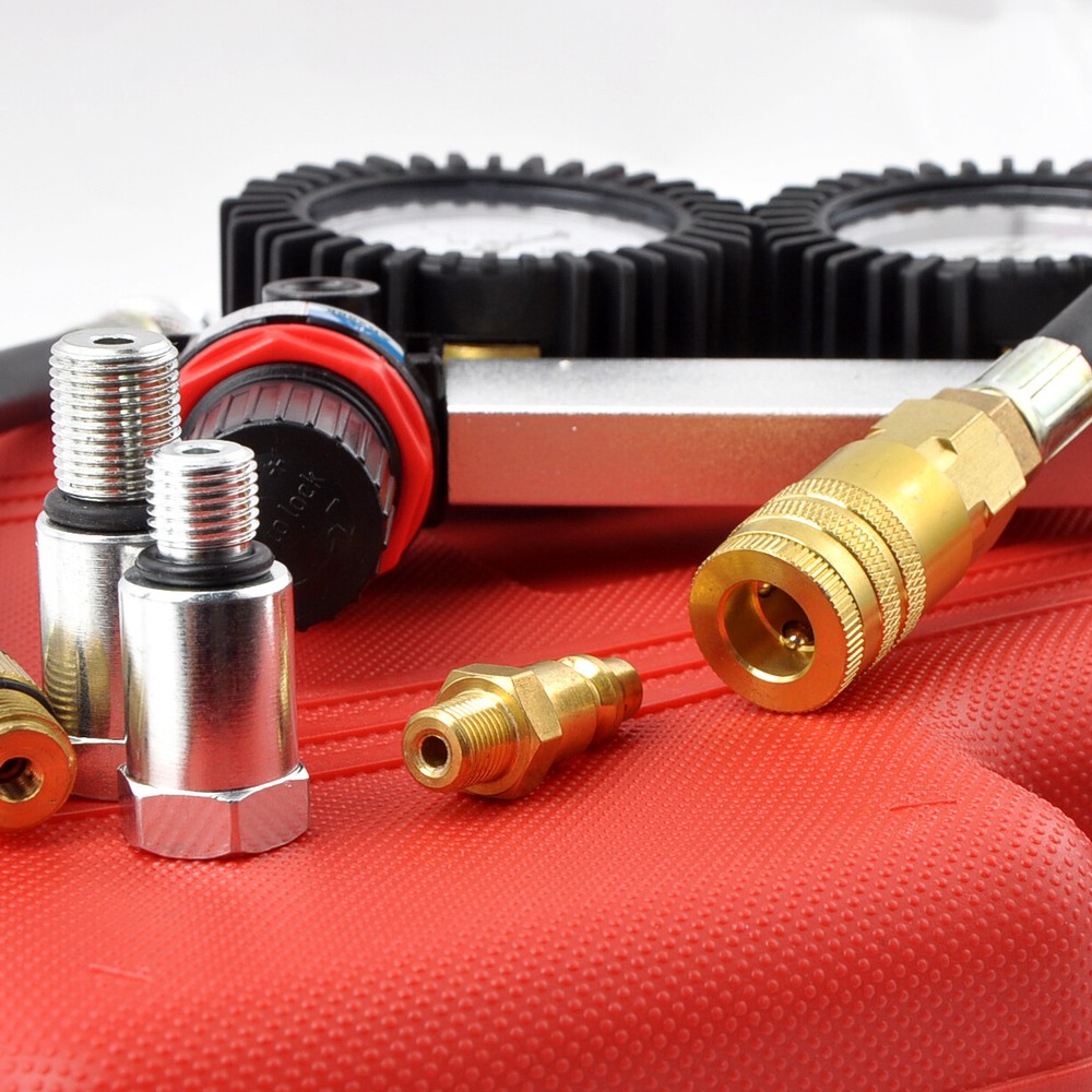 Cylinder Leak-Down Tester Leakage Leak Detector Engine Compression Tester Gauges