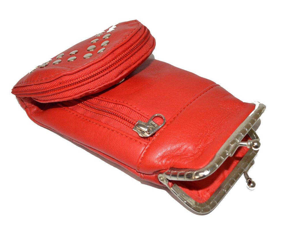 Genuine Leather Cigarette and Lighter Case with Twist Clasp by Leatherboss