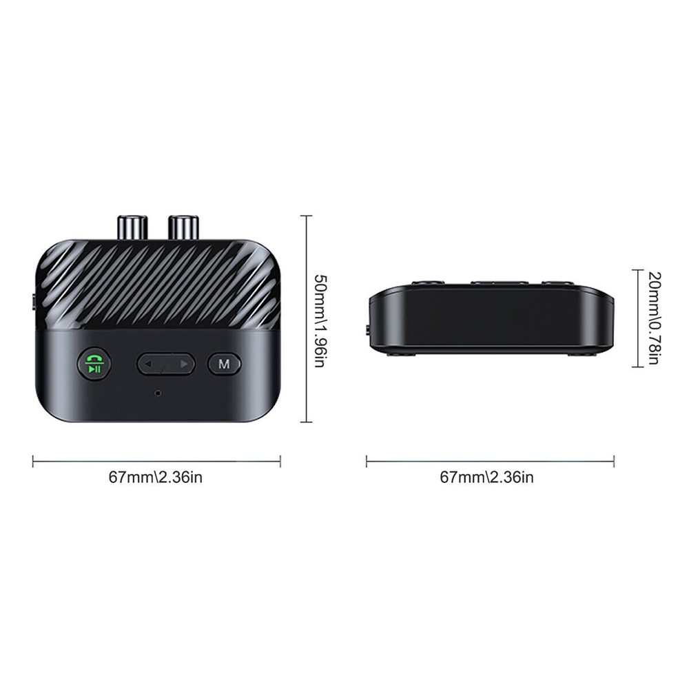 Portable Low Delay Bluetooth 5.3 Receiver Adapter Wireless Audio Receiver
