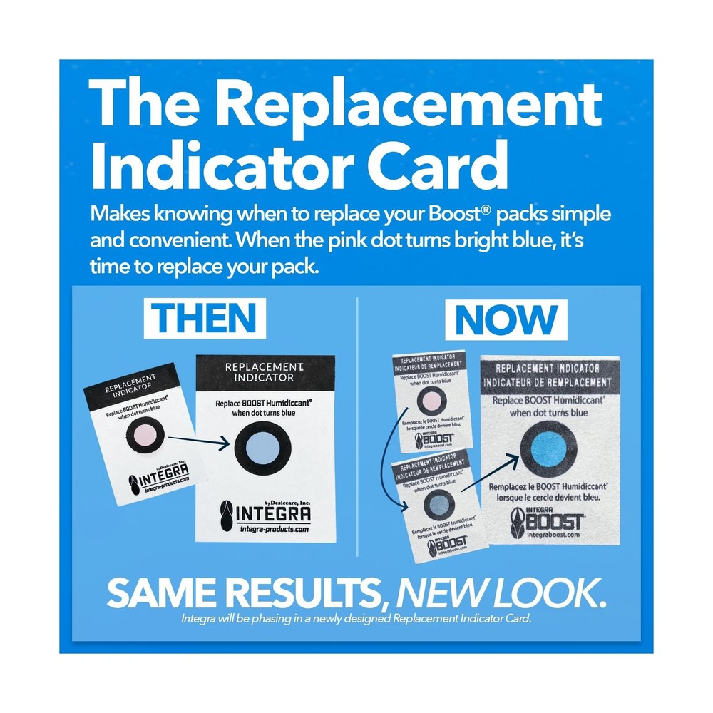 Integra Boost 62% RH Level - 8 Gram Size - Two-Way Humidity Control... Fast Ship