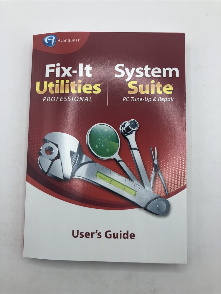 Fix-It Utilities Professional Software Opened