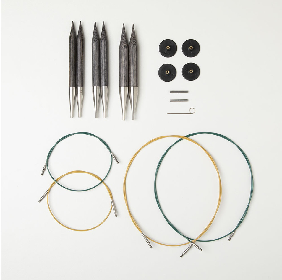 Obsidian Resilience Interchangeable Needle Set Bulky Edition - Black