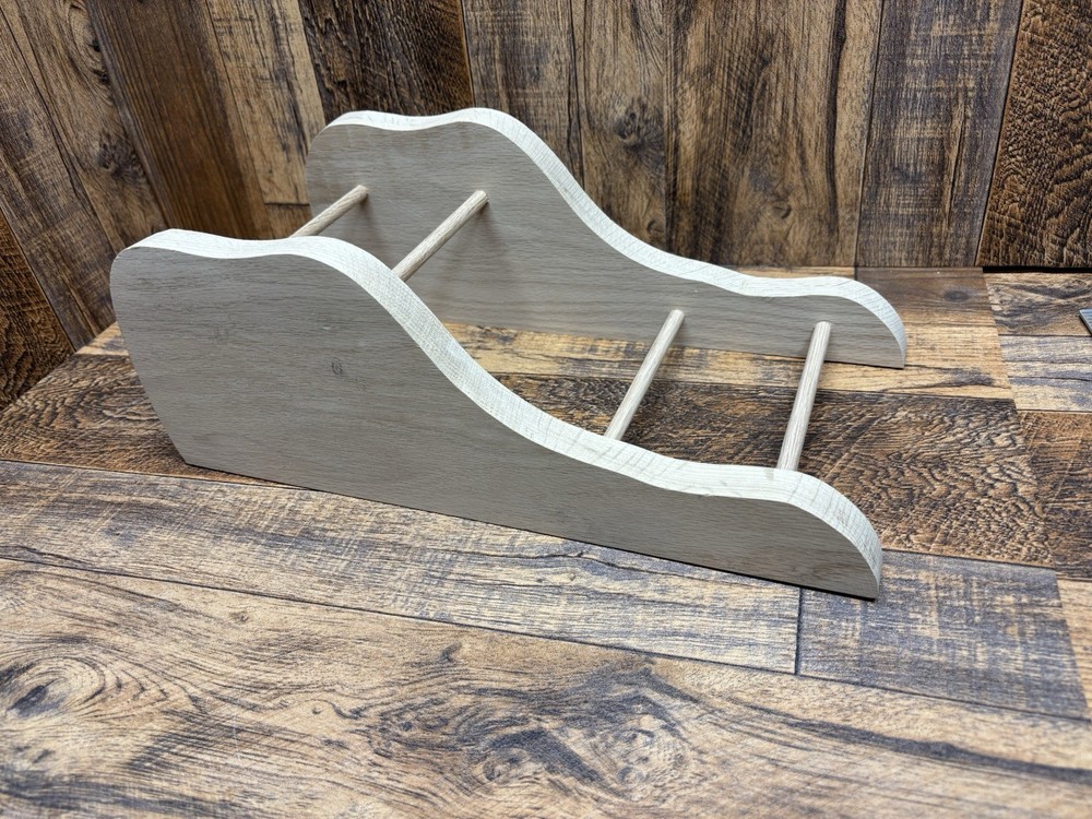 1- Duck Decoy/Large Double Stands/ Oak. Group 10#