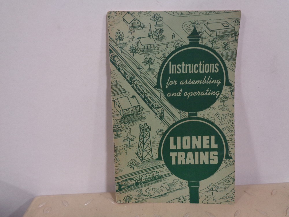 1951 INSTRUCTIONS FOR ASSEMBLING AND OPERATING LIONEL TRAINS 64 PAGES