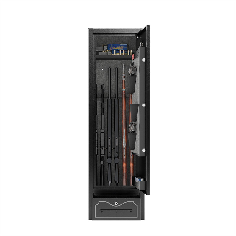 8 - Gun Capacity Rifle Safe Digital Lock for Quick Access Removable Shelf