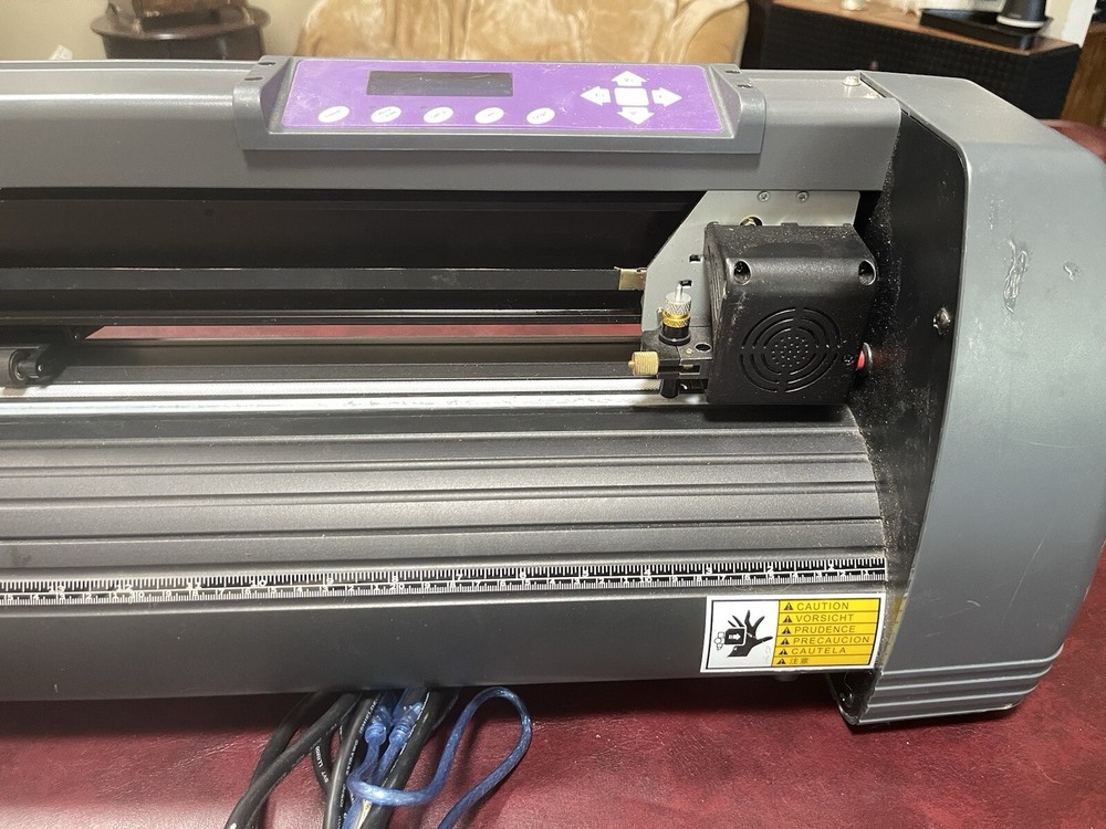 Cutter Plotter 34” Vinyl Cutting Printing Machine Model KI-870S Tested Used Work